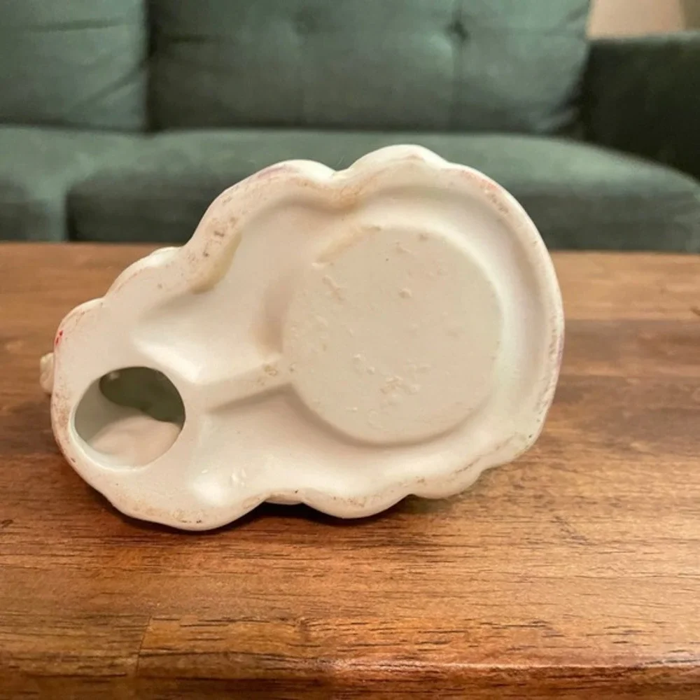 Vtg Santa‎ Elves Celestial Crescent Moon Star Christmas tealight 9